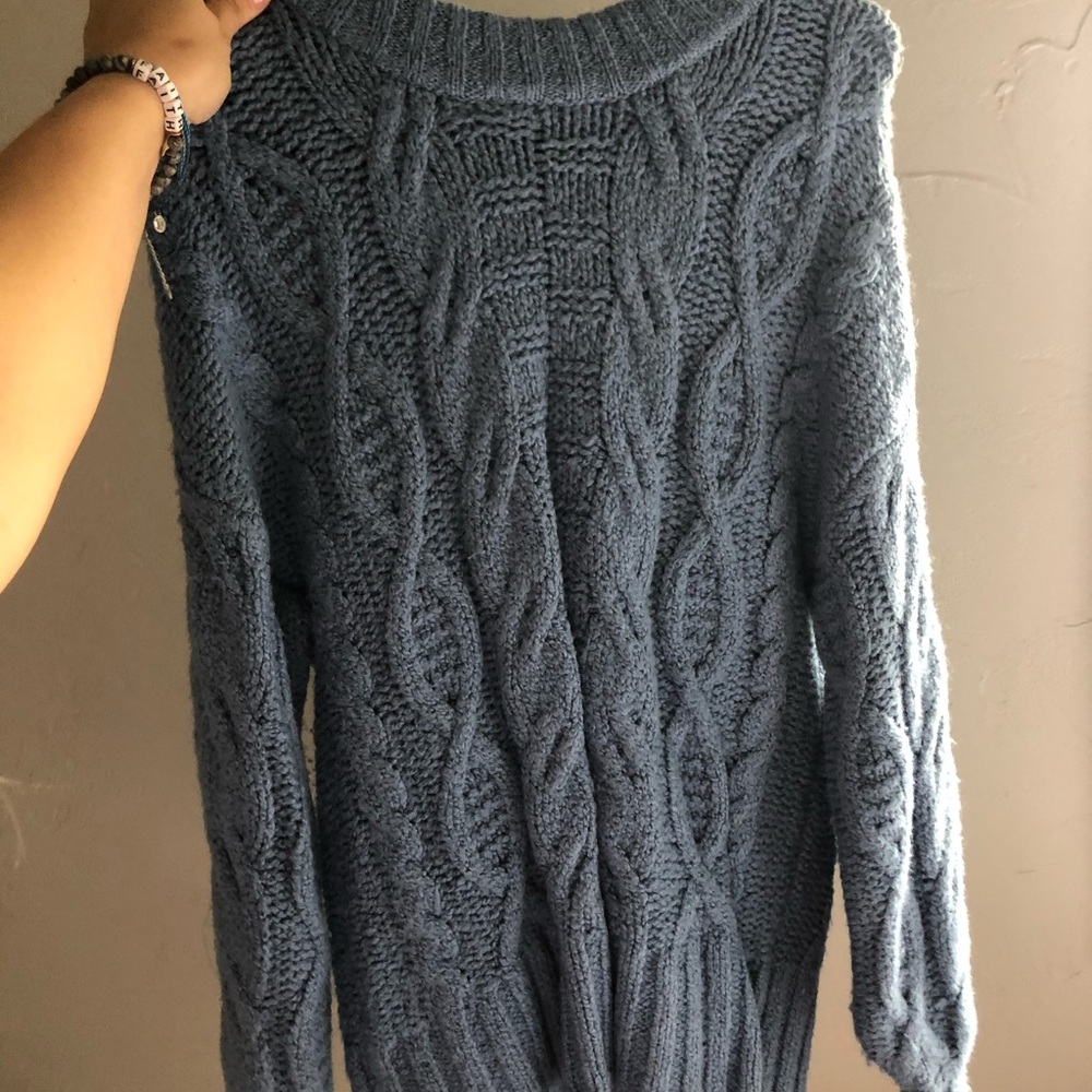 Oversized blue AE sweater